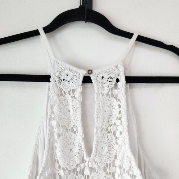 BUNDLE (2) Altar'd State Tank Tops White Red Boho Embroidered Lace Women's S - Picture 11 of 16